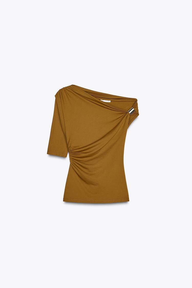 ASYMMETRICAL POLYAMIDE TOP