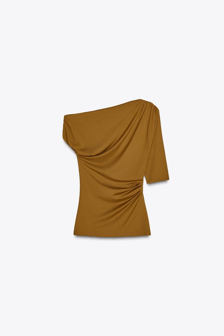 ASYMMETRICAL POLYAMIDE TOP