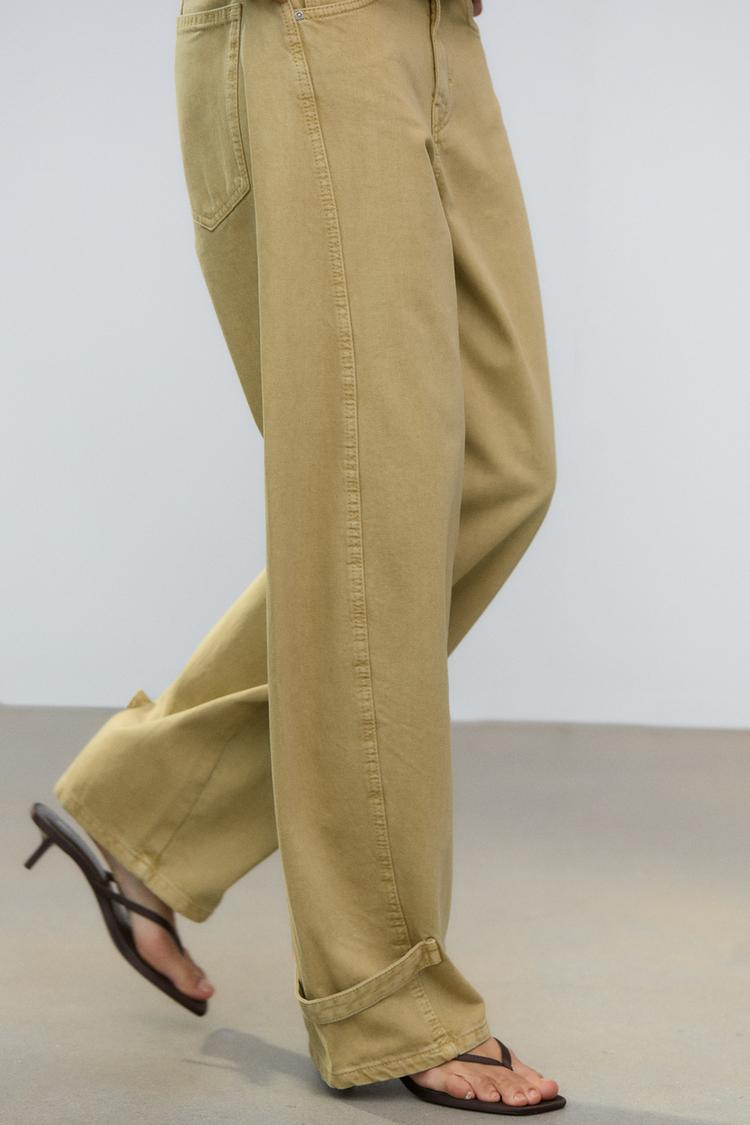 BALLOON-FIT PANTS WITH BELT LOOPS
