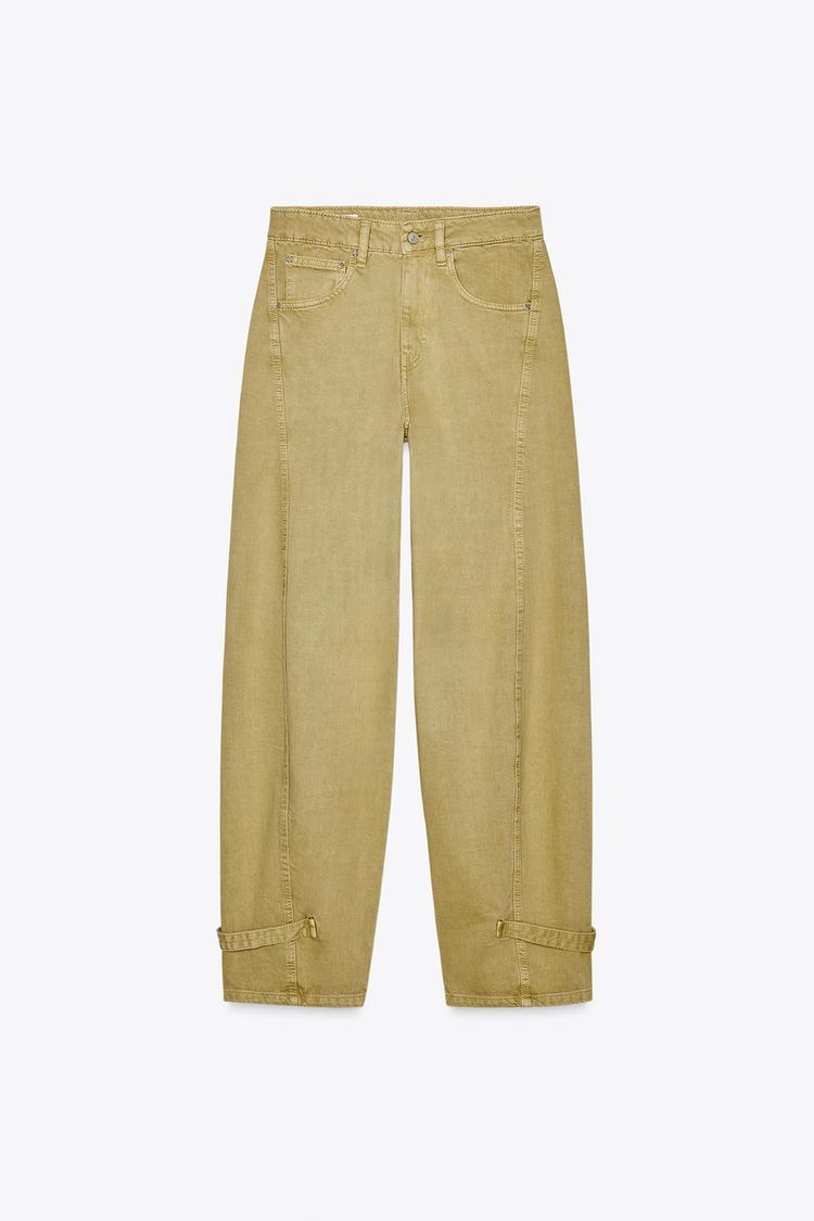 BALLOON-FIT PANTS WITH BELT LOOPS