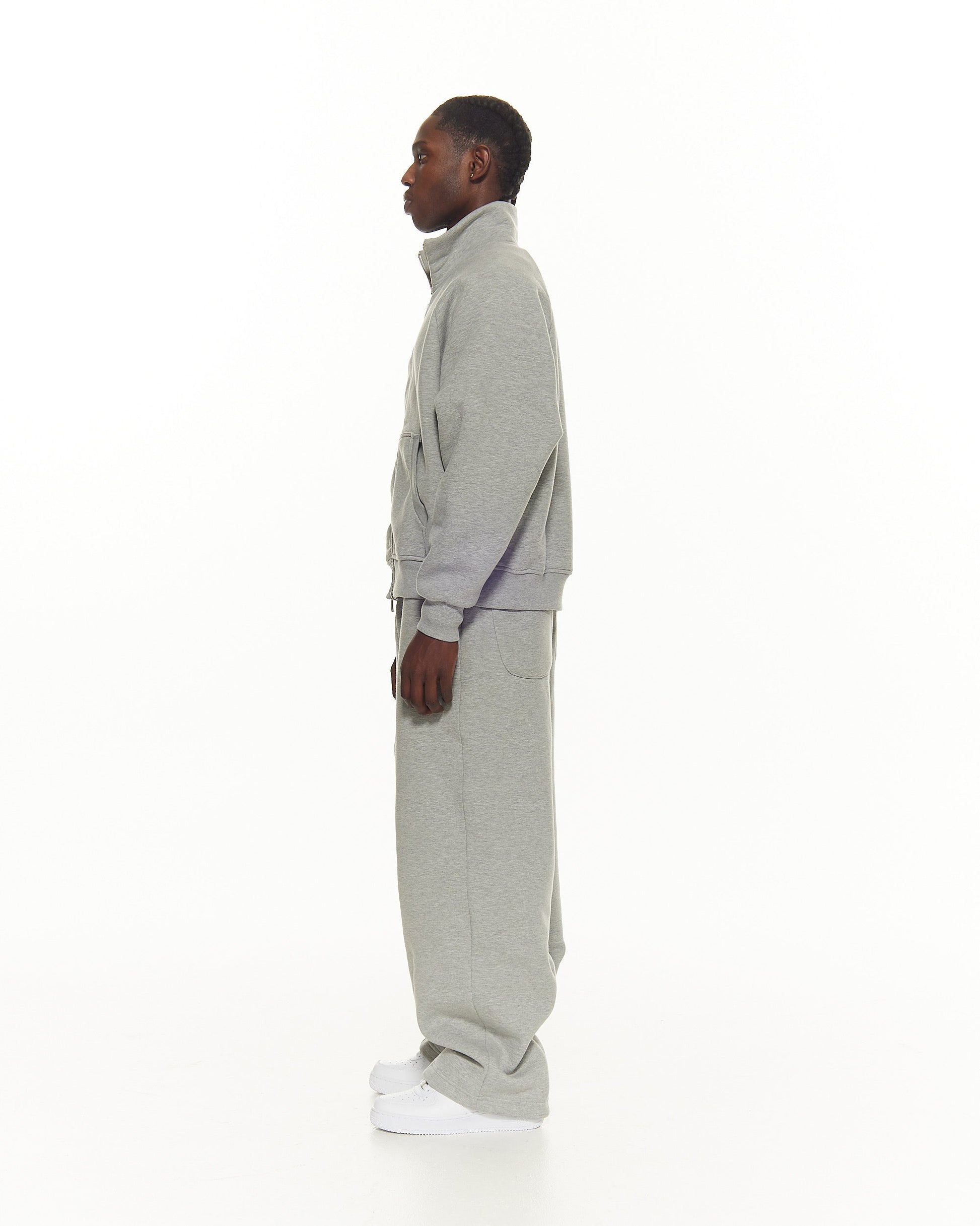 COZY TRACK JACKET – GREY