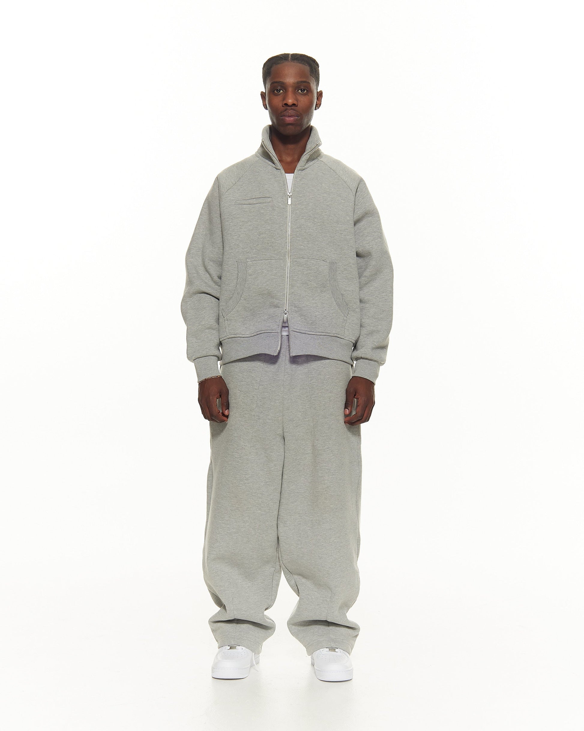 COZY TRACK JACKET – GREY