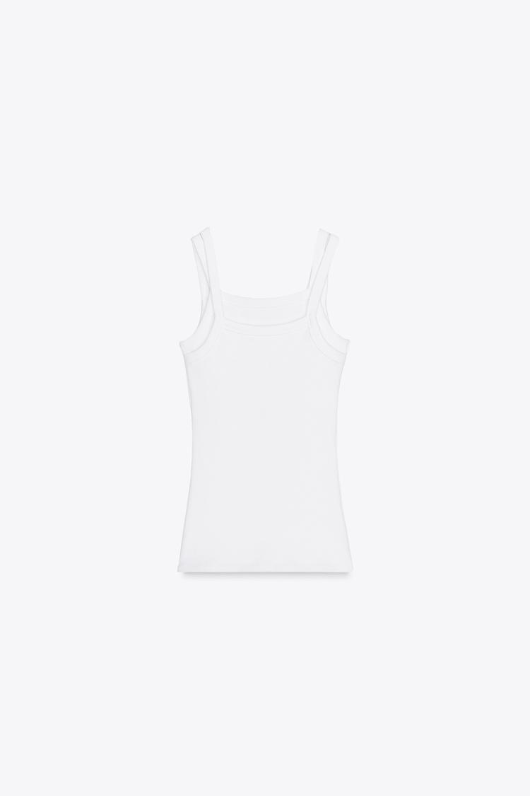 DOUBLE-STRAP T-SHIRT