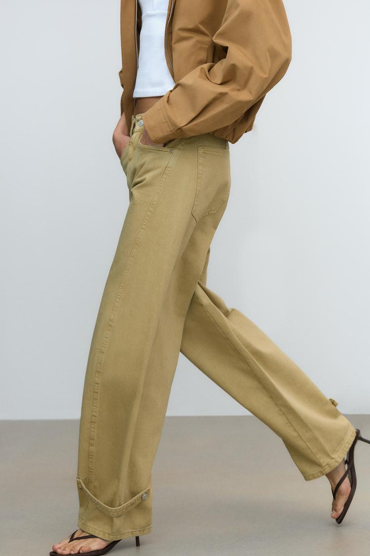 BALLOON-FIT PANTS WITH BELT LOOPS