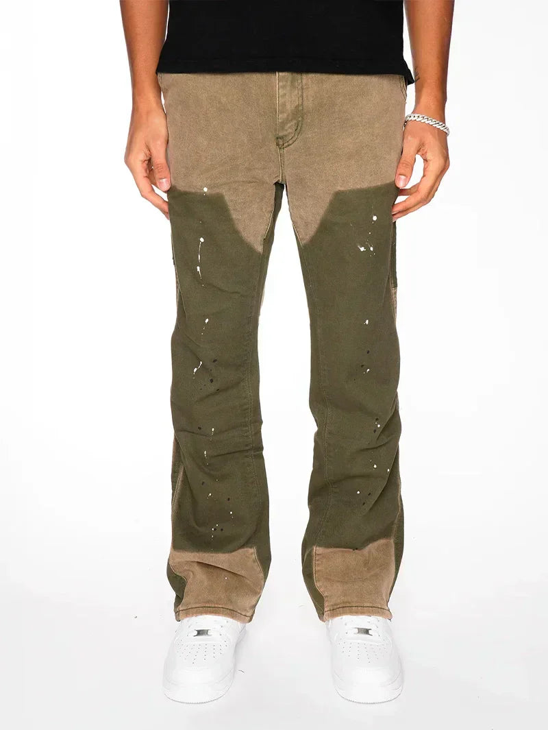 Flare Jeans Brown Front – 212444