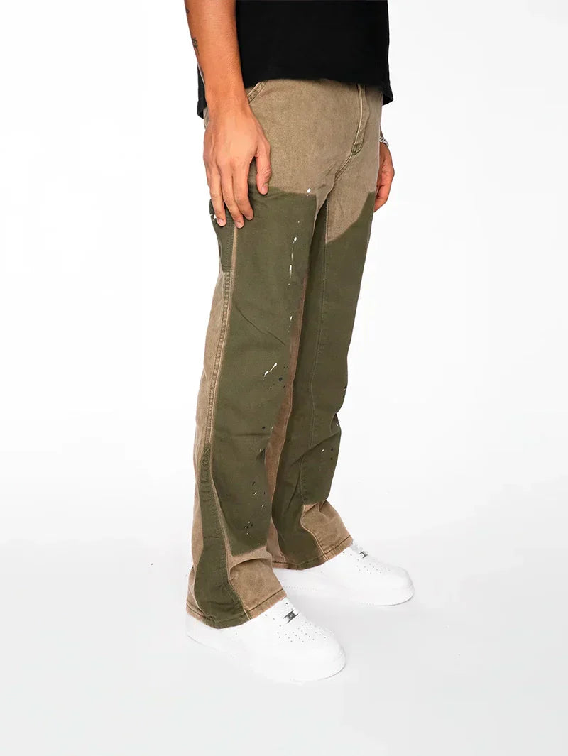 Flare Jeans Brown Front – 212444