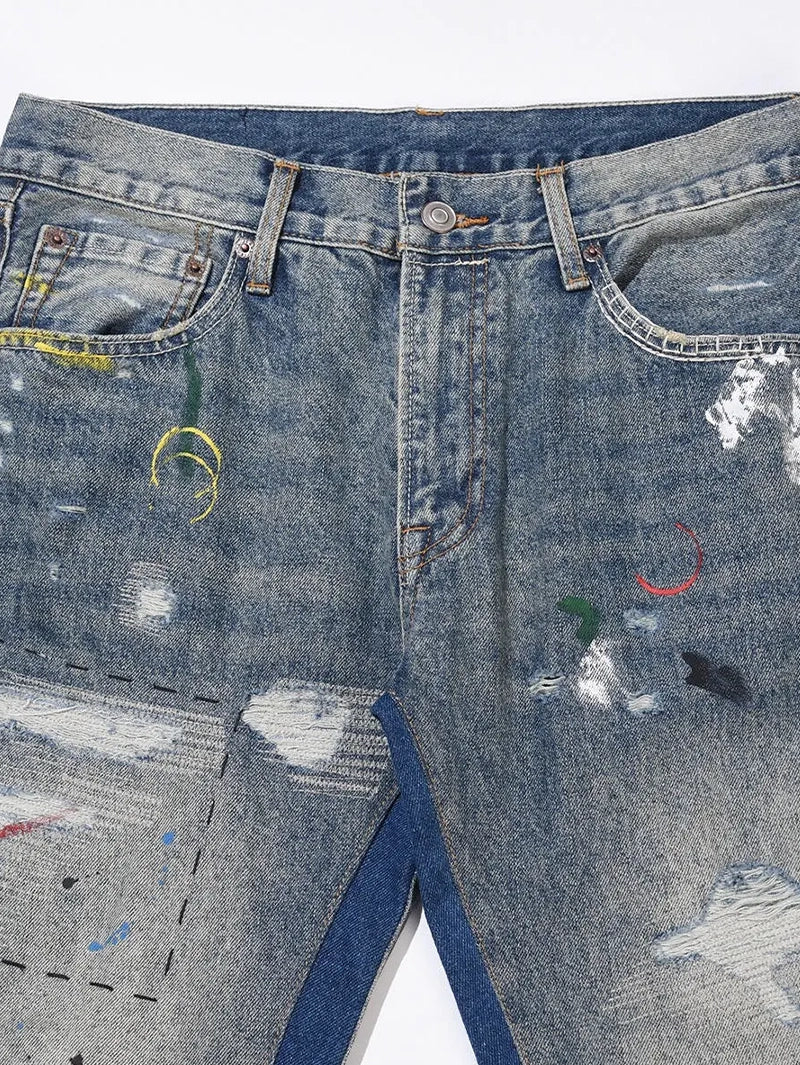 Flare Jeans Paint Effect – 20232