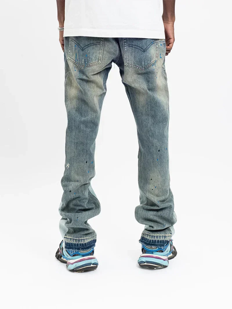 Flare Jeans Paint Effect – 20232