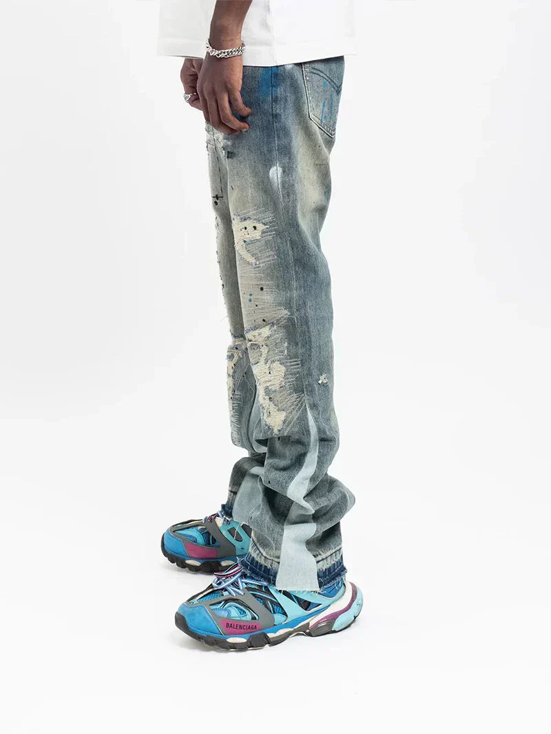 Flare Jeans Paint Effect – 20232