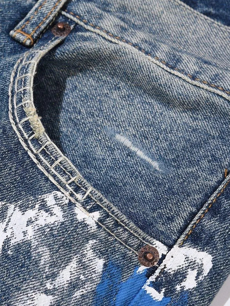 Flare Jeans Paint Effect – 20232