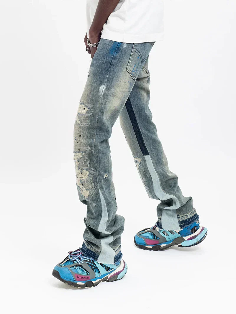 Flare Jeans Paint Effect – 20232